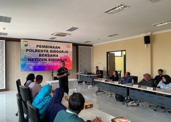 Humas Polresta Sidoarjo Gandeng Netizen Tangkal Hoaks Kampanye Pemilu
