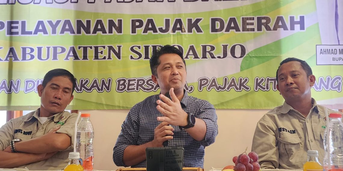 Gelar Sosialisasi, BPPD Ajak PWI Sidoarjo Berkolaborasi Tingkatkan Kesadaran Bayar Pajak