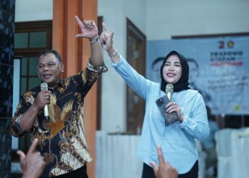 Rahmat Muhajirin Ajak Warga Porong Pilih Capres Prabowo-Cawapres Gibran Menang Pilpres Satu Putaran