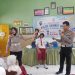 Unit Kamsel Satlantas Polresta Sidoarjo Edukasi Tertib Lalin di SDN Gedangan