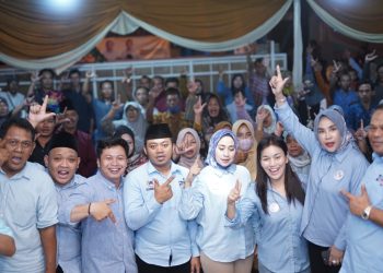 Rahmat Muhajirin Kampanye Bareng 7 Caleg Genjot Semangat Warga Jabon Menangkan Capres Prabowo 2024