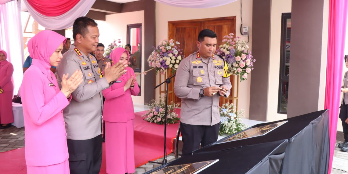 Kapolresta Sidoarjo Resmikan Gedung Bhayangkari, Gedung K9 dan Pospol Porong