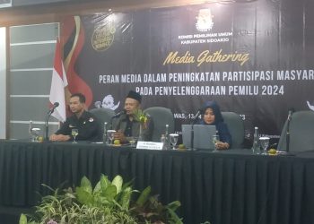 Gandeng Media Gencarkan Sosialisasi, KPU Sidoarjo Berharap Golput Pemilu 2024 Menurun
