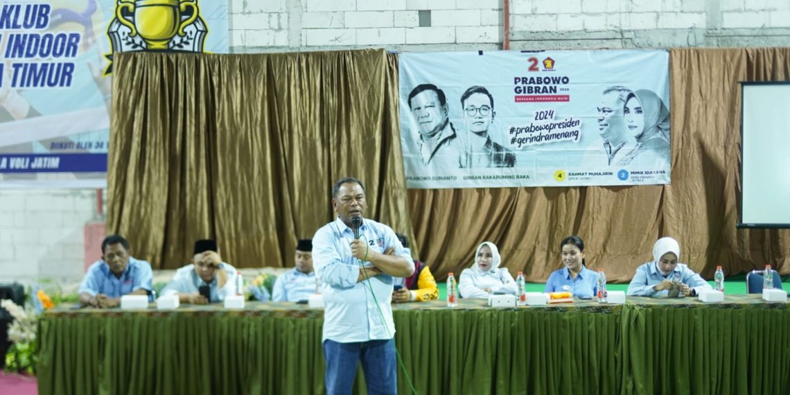 Dihadiri Ratusan Warga Candi, Rahmat Muhajirin Bersama 7 Caleg  Kampanye Menangkan Capres Prabowo 2024