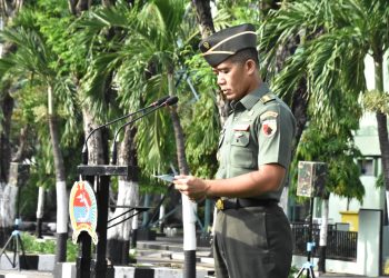 Kasilog Kasrem 084/BJ Pimpin Upacara Peringatan Hari Bela Negara ke-75
