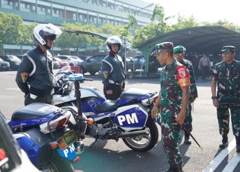 Danrem 084/BJ Pimpin Apel Gelar Pasukan Pam VVIP Kunjungan Kerja Wapres RI