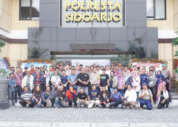 Jelang Nataru dan Pemilu 2024, Kapolresta Sidoarjo Sinergi dengan Wartawan