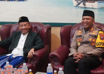 Berkunjung ke PCNU, Kapolresta Sidoarjo Ajak Tangkal Hoaks Pemilu 2024