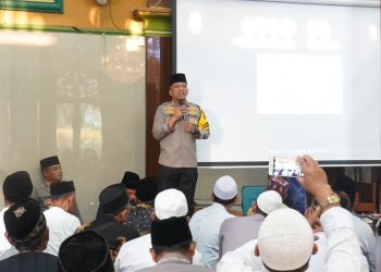 Kapolresta Sidoarjo dengan Tokoh MUI Sidoarjo, Bahas Pemilu Damai