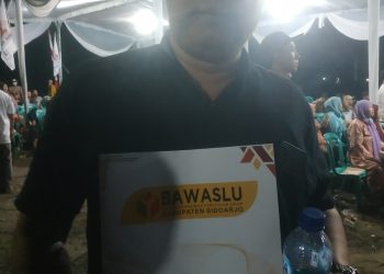 Diduga Larang Kordes dan Kor TPS Caleg Rahmat Muhajirin Ikuti Kampanye, Kades Seketi Dilaporkan Bawaslu Sidoarjo