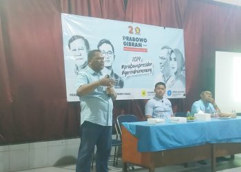 Rahmat Muhajirin Ajak Warga Prambon Menangkan Capres Prabowo, Pemimpin Amanah dan Berkomitmen