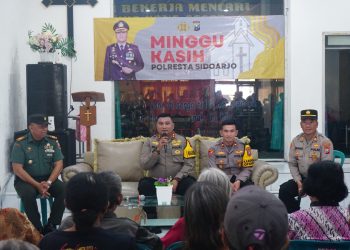 Minggu Kasih Polresta Sidoarjo, Urun Rembuk Kamtibmas dan Bakti Sosial