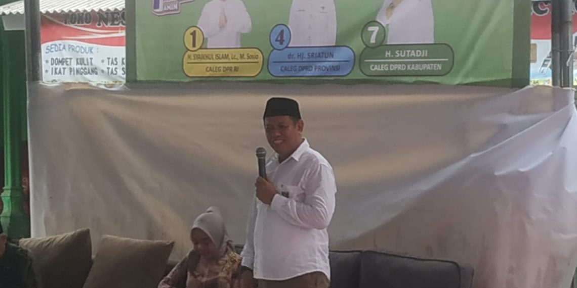 Kumpulkan Ratusan Relawan Ibu-Ibu Yasin Tahlil, H Sutadji Yakin Raih Kursi DPRD Sidoarjo