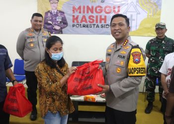 Kapolresta Sidoarjo Ajak Jemaat Gereja Turut Jaga Kerukunan Jelang Pemilu 2024