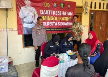 Polresta Sidoarjo Gelar Minggu Kasih di Rumah Ibadah Desa Kemuning