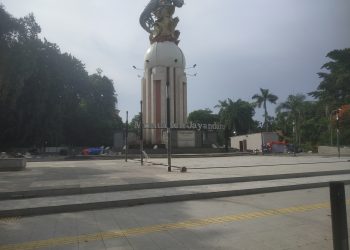 Warga Kecewa Bupati Sidoarjo, Proyek Revitalisasi Alun-alun dan Trotoar GOR Delta Tak Selesai Akhir 2023