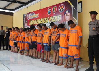 Sebulan, Polresta Sidoarjo Tangkap 17 Pelaku Curat, Curas dan Curanmor