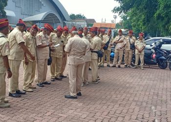 Ribuan PPIR dipimpin Ketua TAP Kab.Sidoarjo Brigjen Purn HM Suardi S.sos, MM Siap Dalam Rangka Kampanye Akbar Prabowo Gibran di Stadion Deltras Sidoarjo