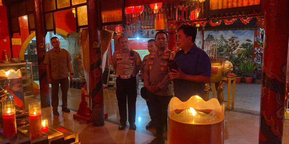 Kapolresta Kombes Pol Christian Tobing Tinjau Perayaan Imlek di Sidoarjo