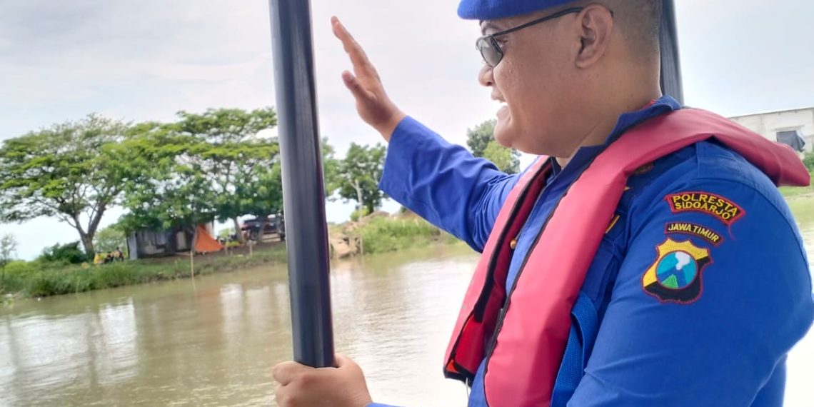 Satpolairud Polresta Sidoarjo Patroli Masa Tenang di Kawasan Pesisir