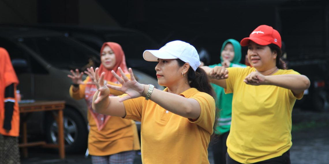 KPP FKUB Sidoarjo Gelar Senam Bersama dan Talk Show Merawat Lansia