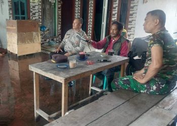Petugas Gabungan Siaga Luapan Air di Wilayah Tanggulangin