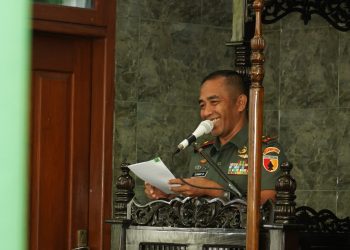 Peringatan Isra’ Mi’raj Nabi Muhammad SAW Tahun 1445 H/2024 M digelar di Masjid Al-Wathon Korem 084/BJ