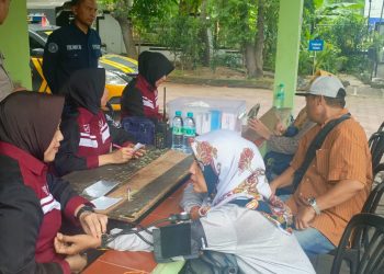 Patroli Kesehatan Pemilu 2024, Dokkes Polresta Sidoarjo Layani Wartawan