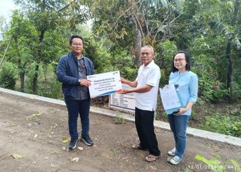 Melalui TJSL, BRI Salurkan  Perbaikan Jalan Poros Desa Sooko Wringinanom Gresik