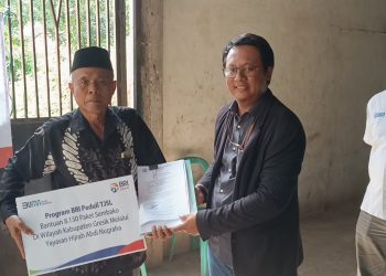 Melalui TJSL, BRI  Salurkan Paket Sembako untuk Masyarakat Desa Kesamben Kulon Wringinanom Gresik