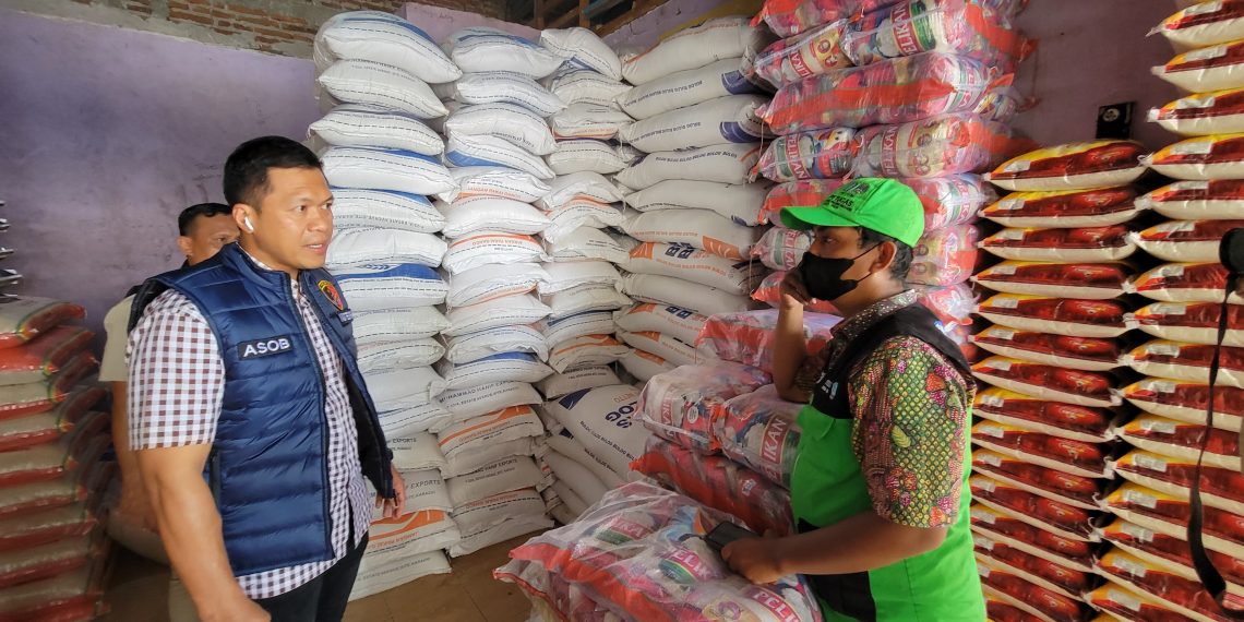 Satgas Pangan Polresta Sidoarjo Cek Harga Beras di Pasar Larangan