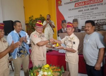 Ketua TAP Prabowo Gibran Brigjen Purn HM Suardi Bangga Warga Sidoarjo Memenangkan Pasangan 02 Tembus 69 Persen