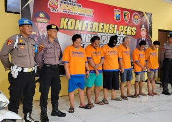Polresta Sidoarjo Amankan 6 Pelaku Cabul