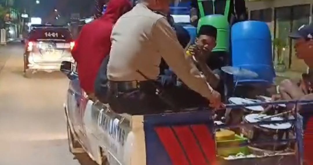 Kapolsek Tanggulangin Patroli Sahur Keliling