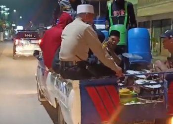 Kapolsek Tanggulangin Patroli Sahur Keliling