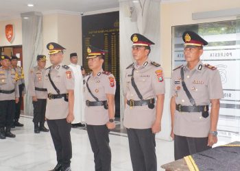 Mutasi Polresta Sidoarjo, Kasat Intelkam dan Kapolsek Prambon Berganti