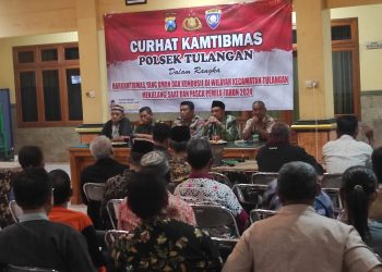 Curhat Kamtibmas di Tulangan, Kompak Cegah Kenakalan Remaja