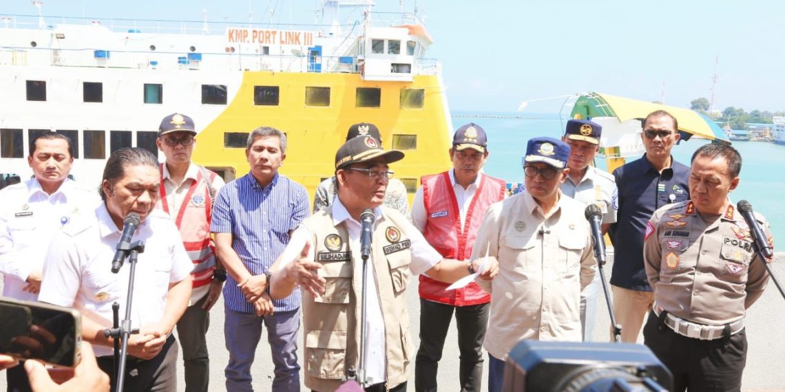 Menko Muhadjir Sidak  di Pelabuhan Merak