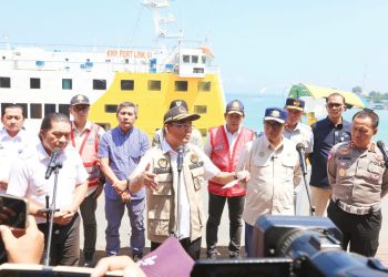 Menko Muhadjir Sidak  di Pelabuhan Merak