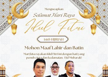 Dewan Pengawas, Direksi dan Karyawan Perumda Delta Tirta Mengucapkan Selamat Hari Raya Idul Fitri 1445 H, Mohon Maaf Lahir Batin