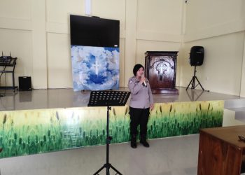 Jelang Paskah, Gereja Oikumene Gelar Ibadah Anggota Polri dan Masyarakat