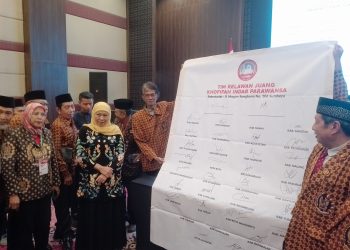 Relawan Juang 45 Deklarasi Cagub Khofifah Maju Pilgub Jatim 2024