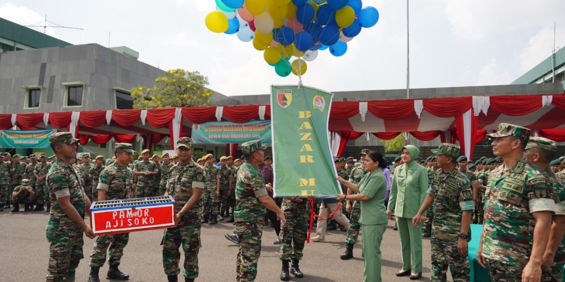 Korem 084/BJ dan Kodim Jajaran Gelar Bazar Ramadhan 1445 H