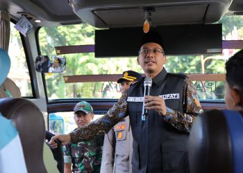 Bupati Gus Muhdlor Berangkatkan 1.400 Peserta Mudik Gratis