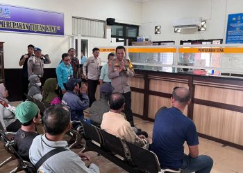 Pasca Libur Lebaran, Kapolresta Sidoarjo Cek Pelayanan Samsat