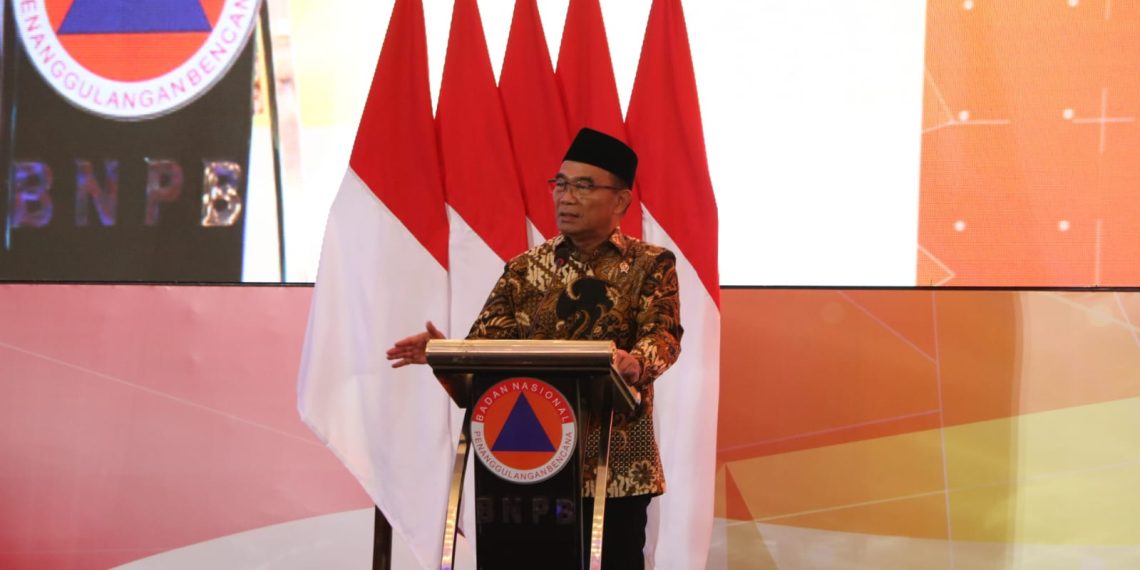 Menko Muhadjir Minta Pemerintah Daerah Tanamkan Kesadaran Bencana