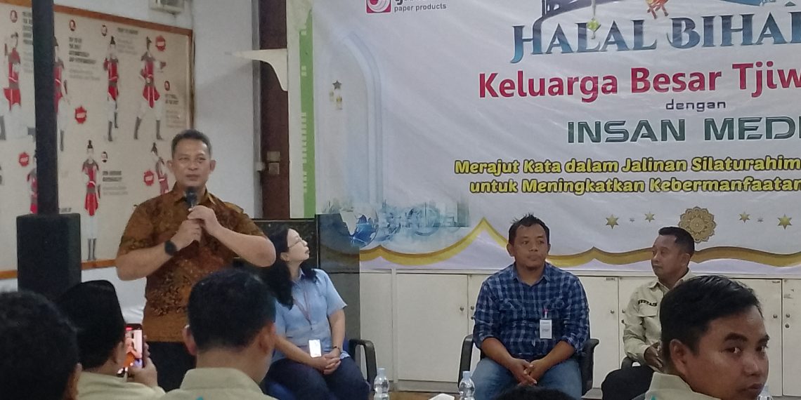 Halalbihalal dengan Insan Pers, PT Pabrik Kertas Tjiwi Kimia Kenalkan Produk Kertas Ramah Lingkungan