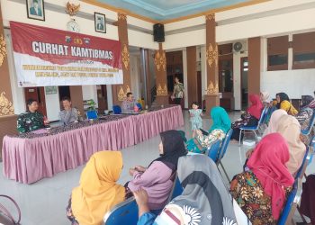 Sat Binmas Polresta Sidoarjo Gelar Curhat Kamtibmas di Desa Sidomulyo