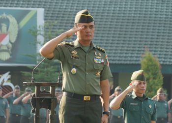 Upacara Peringatan ke-116 Hari Kebangkitan Nasional Tahun 2024 Korem 084/Bhaskara Jaya dipimpin oleh Kasi Intel Kasrem