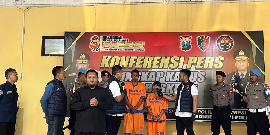 Polresta Sidoarjo Bekuk Pasutri ART Spesialis Curi Harta Majikan